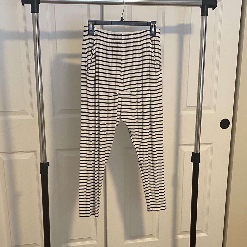 Striped Women's Harem Pants with pockets